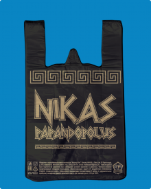 Майка ПНД 30+16х55 Nikas черная (1500 шт) 24 мкр