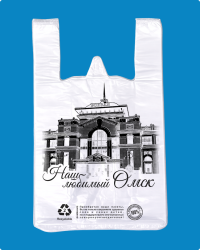 Майка ПНД 30+16х53 Омск (2000 шт) 18 мкм