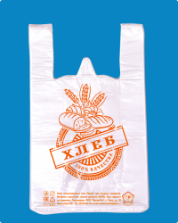 Майка ПНД 28+12х50 Хлеб белая (3000 шт) 13 мкр